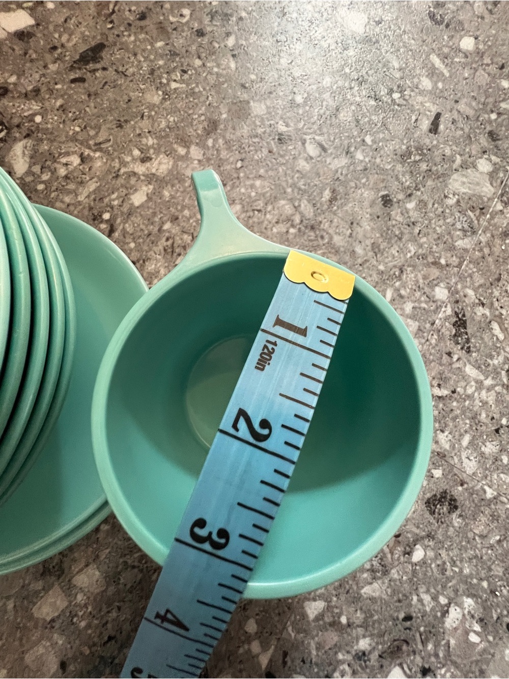 VINTAGE Melmac random kitchen dish lot made in Canada 🍁 MCM turquoise blue - Picture 11 of 14